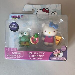 Sanrio Hello Kitty and Keroppi Figure Set